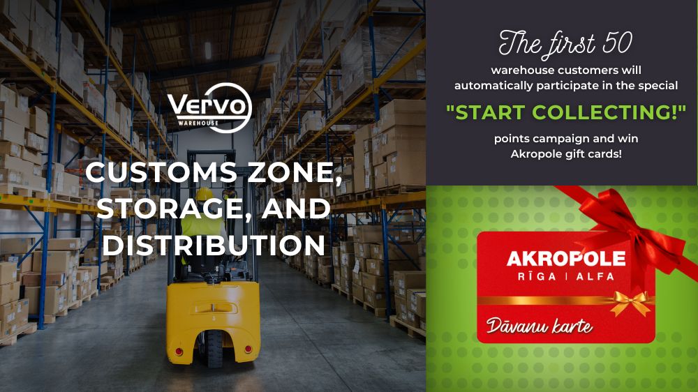 Vervo Warehouse: Customs Zone, Storage, and Distribution